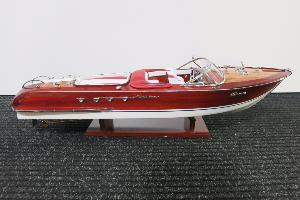 Maquette Riva Aquarama 90 cm Rouge et Blanc