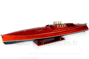 maquette Runabout Americain bois Dixie 90 cm